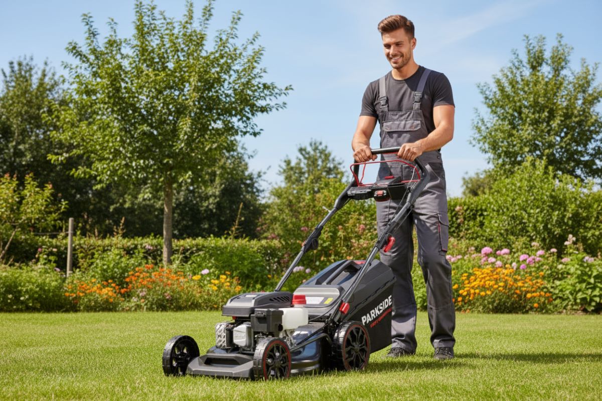 Parkside Performance Benzínová sekačka na trávu s elektrickým startováním PPBRM 46 B2 7